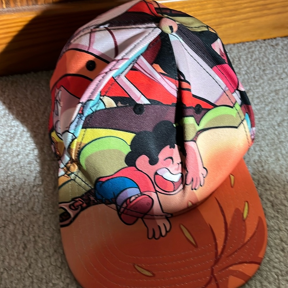 Steven Universe One Size Flatbill Snapback All Over Print Cartoon Network Hat